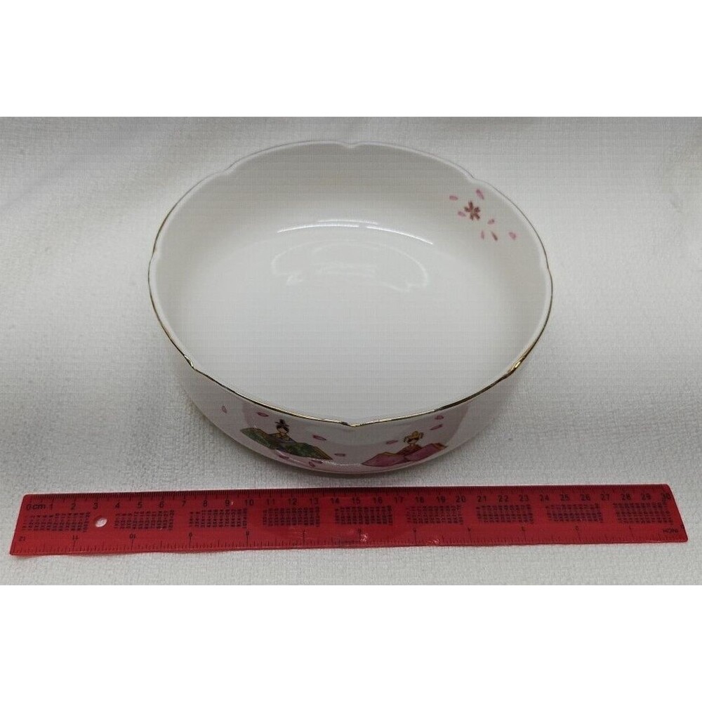 Saido Kiln Sweet Dish for Hinamatsuri (Girl's Day), Doll, Peach Blossom Festival - Picture 10 of 16